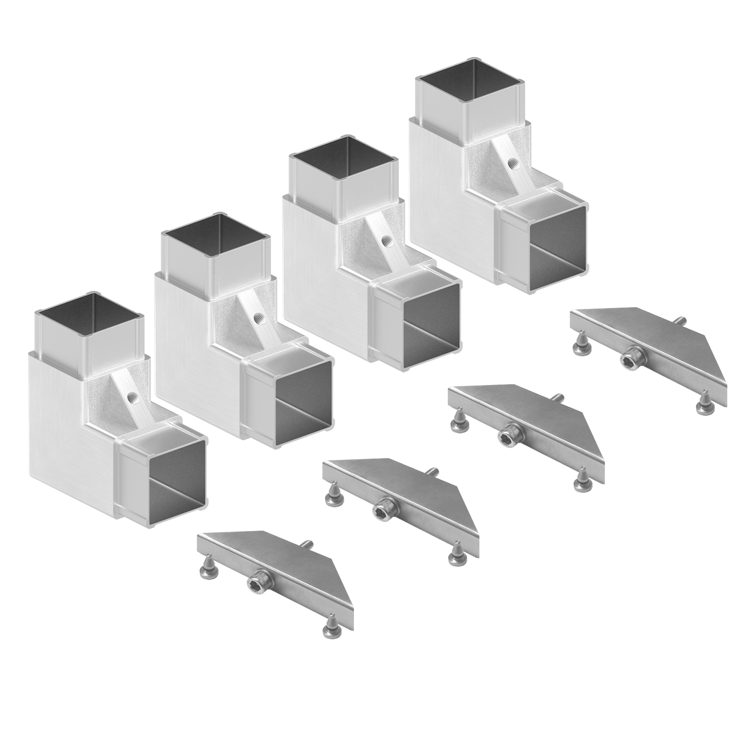 Set 1 - 4x CORNECT Ecke 90°