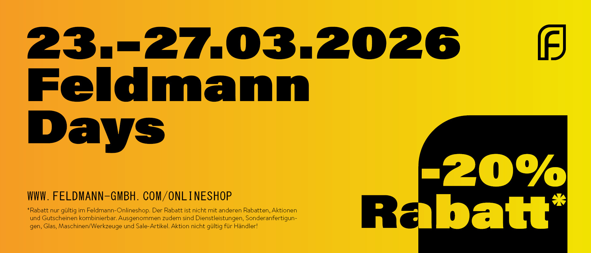 23.–27.03.2026 Feldmann Days